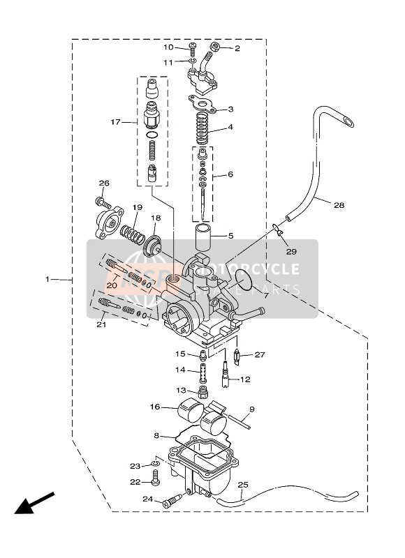 5TN141120000, Valve, Throttle 1, Yamaha, 0